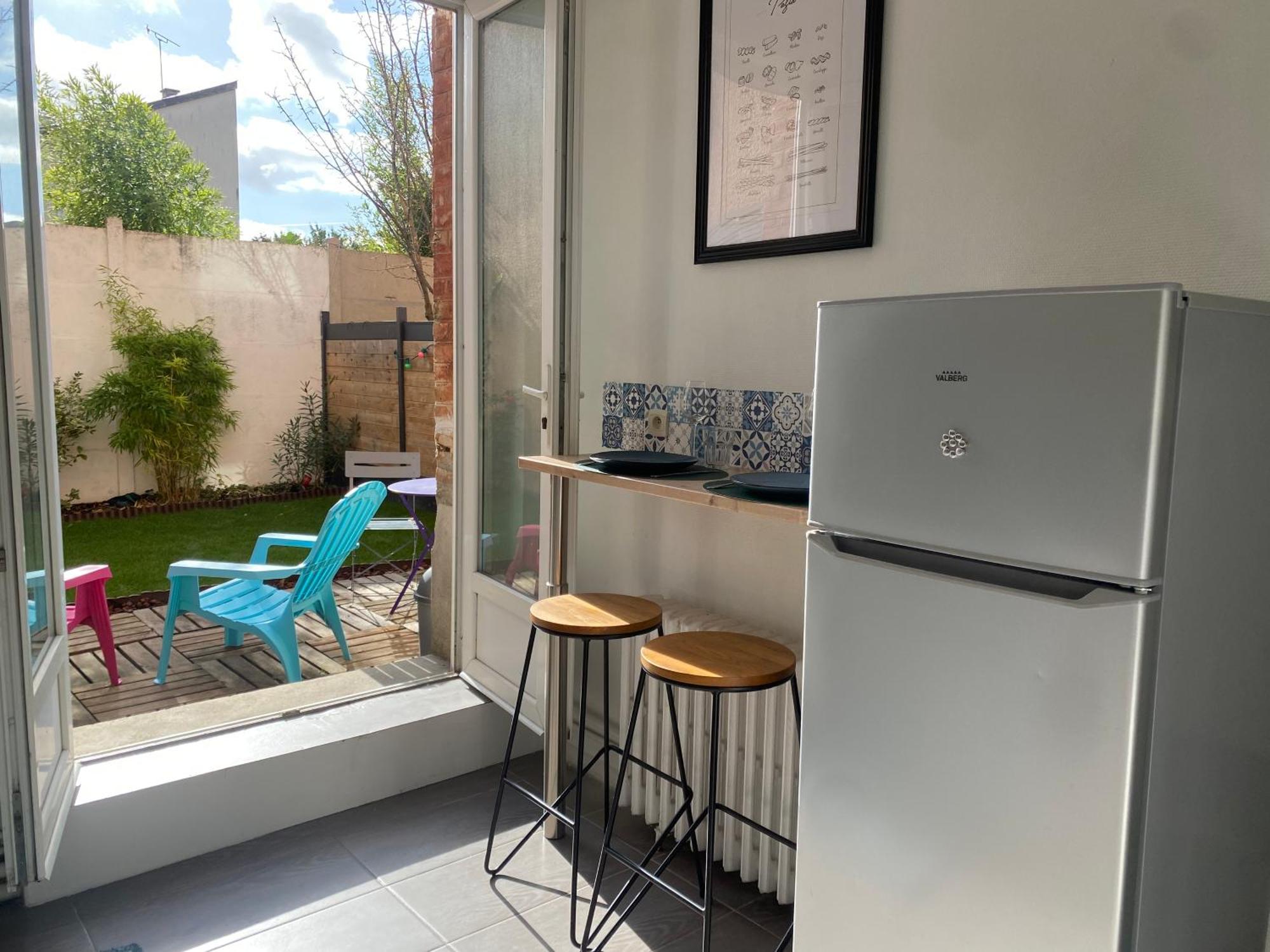Au Cosy Garden Apartment Reims Exterior photo