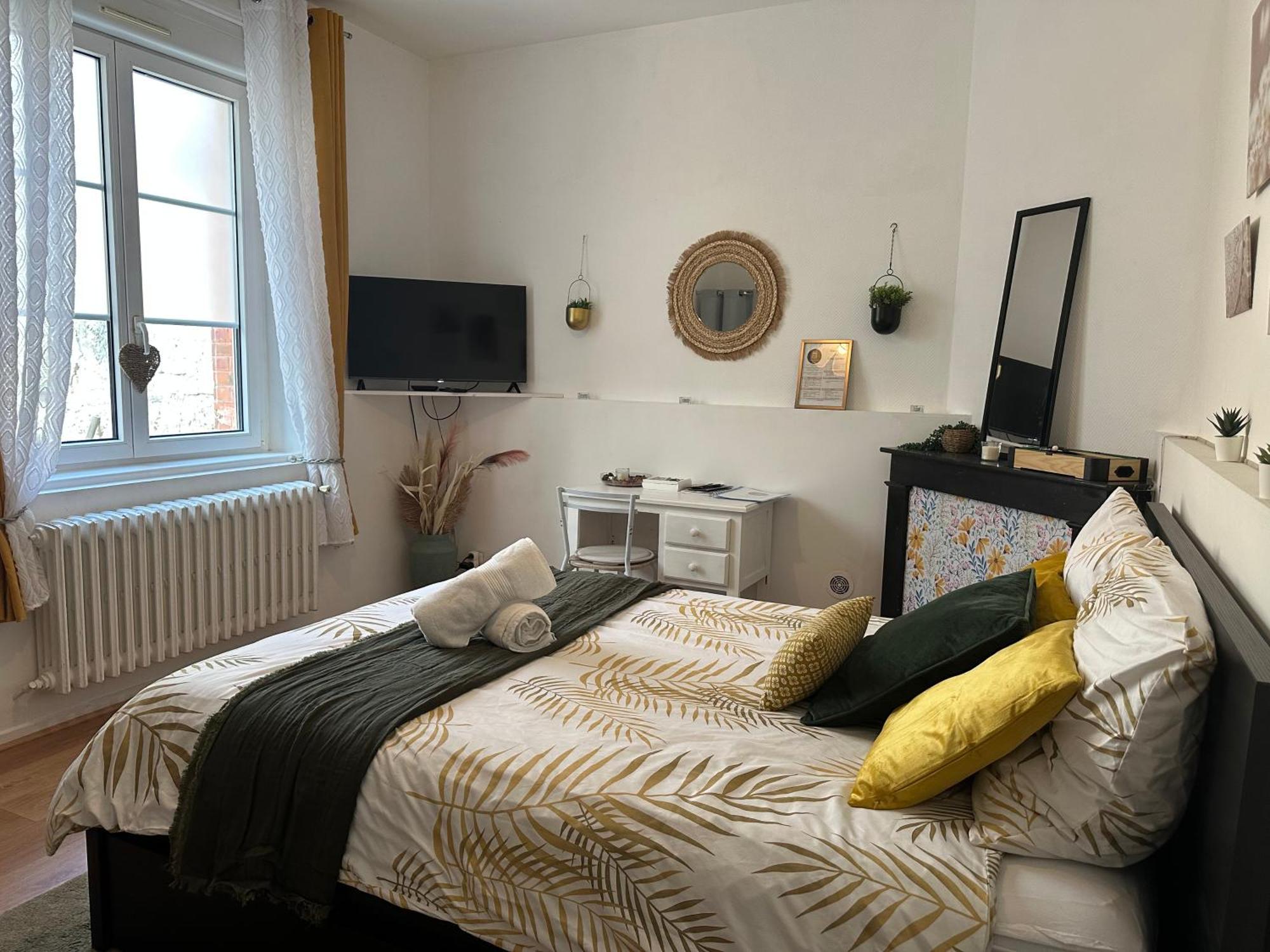 Au Cosy Garden Apartment Reims Exterior photo