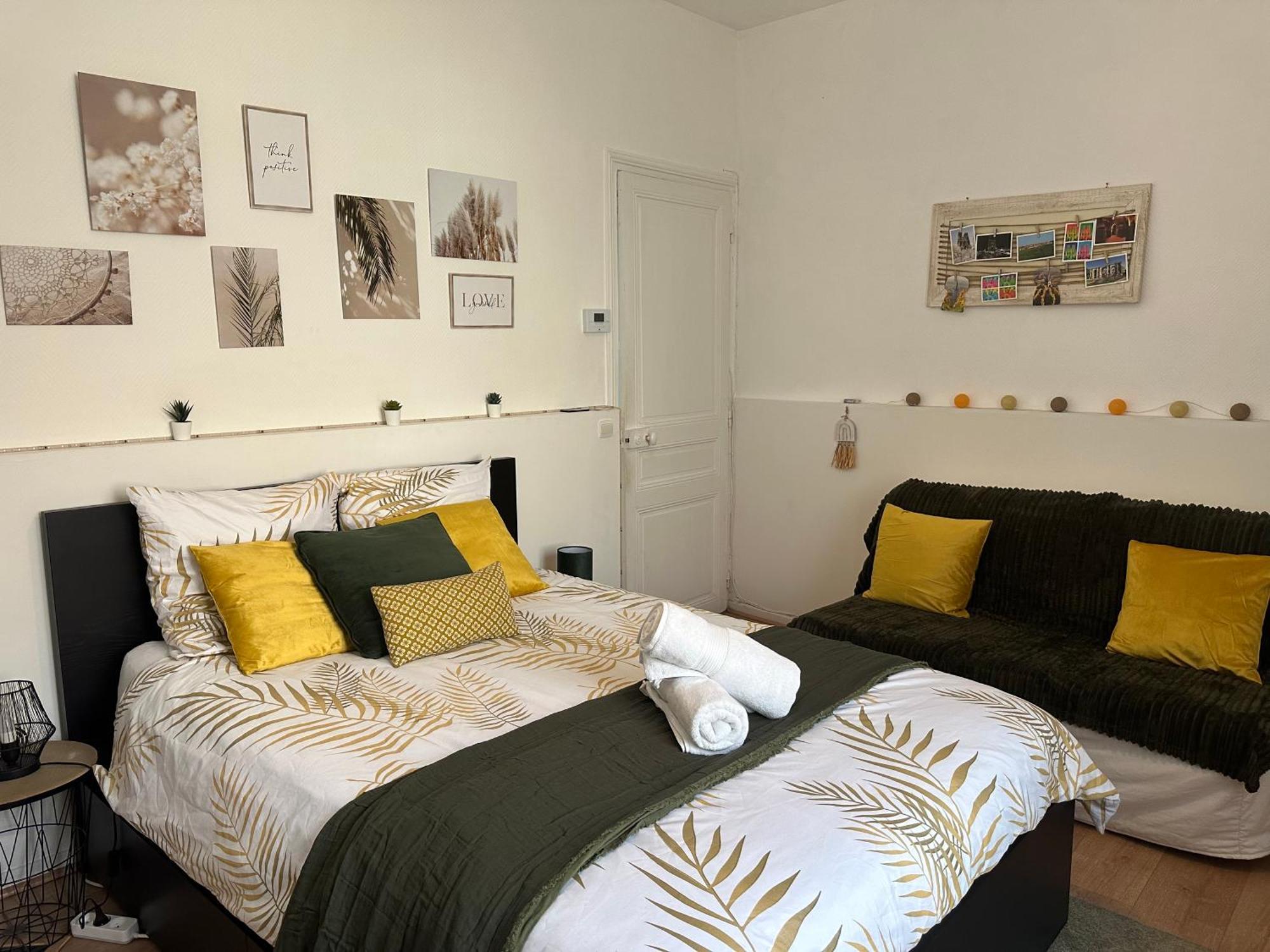 Au Cosy Garden Apartment Reims Exterior photo
