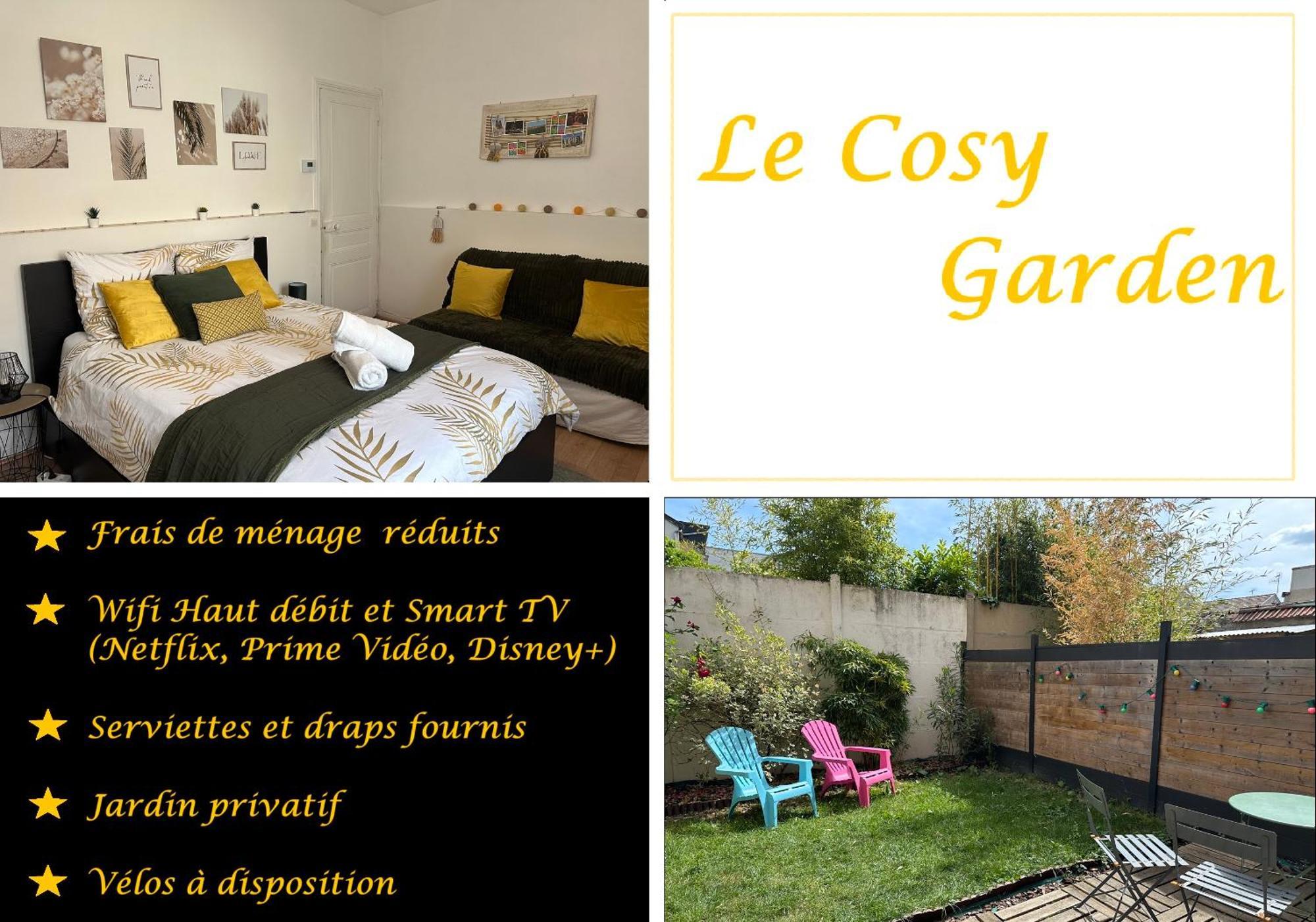 Au Cosy Garden Apartment Reims Exterior photo