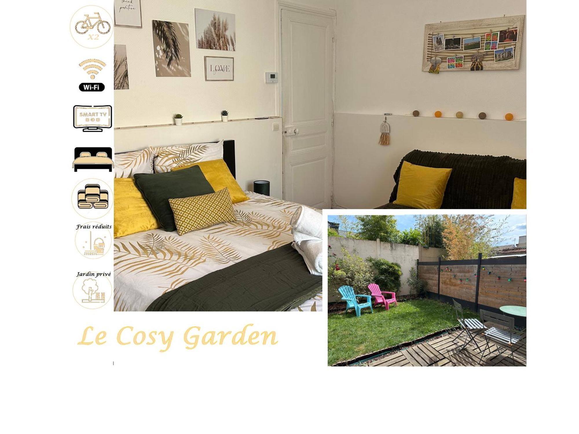 Au Cosy Garden Apartment Reims Exterior photo